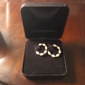 14k Gold Fresh Water Pearl Earrings